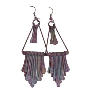 Bohemian Patina Chandelier Earrings